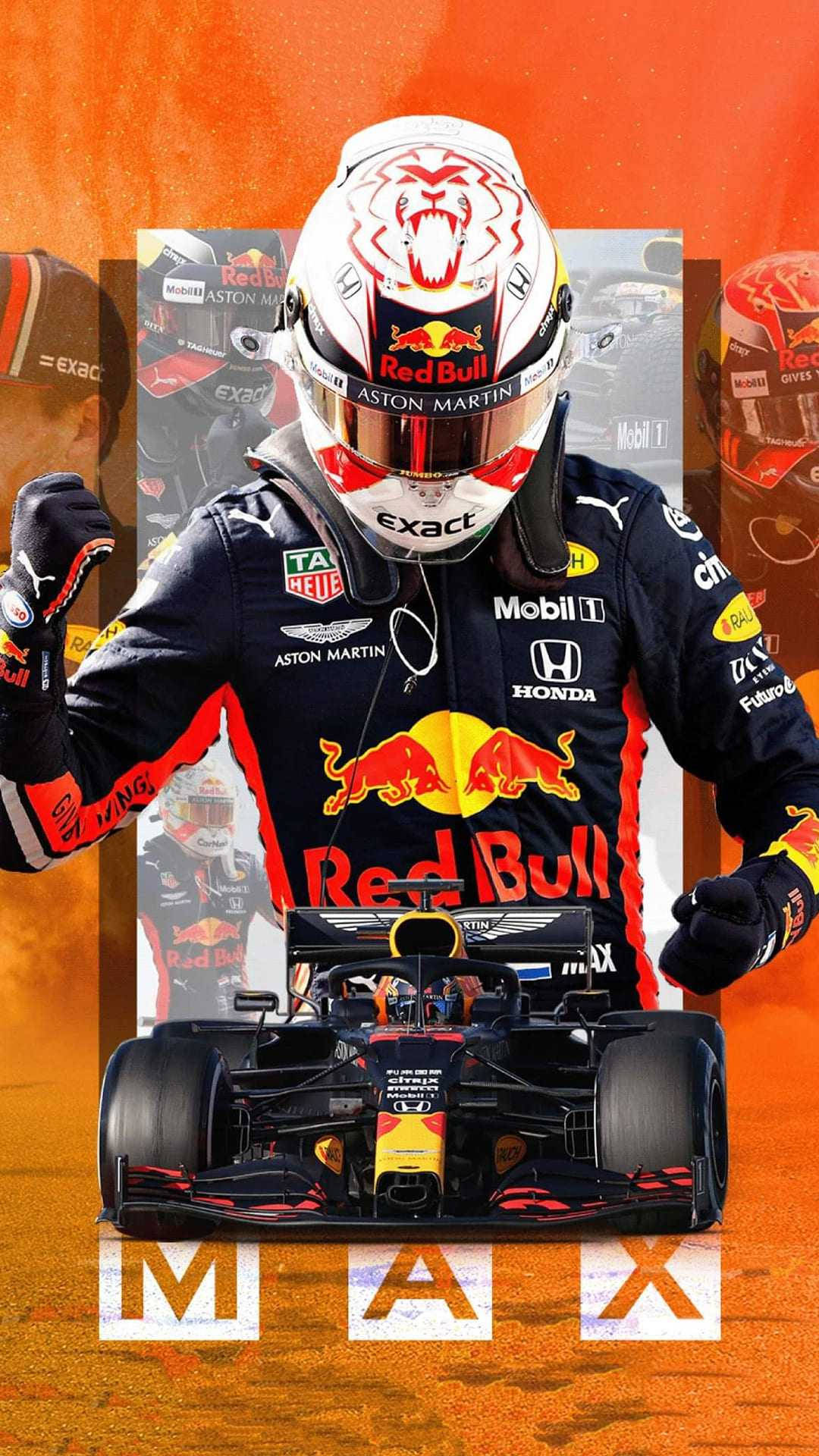 Max Verstappen Red Bull F1 Racer Wallpaper