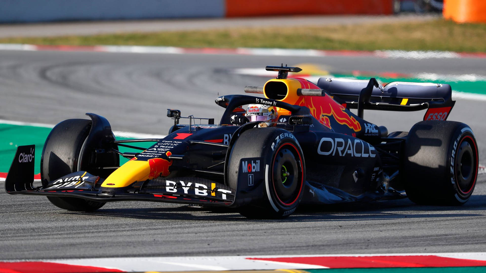 Max Verstappen Grande Prêmio Da Espanha. Papel de Parede