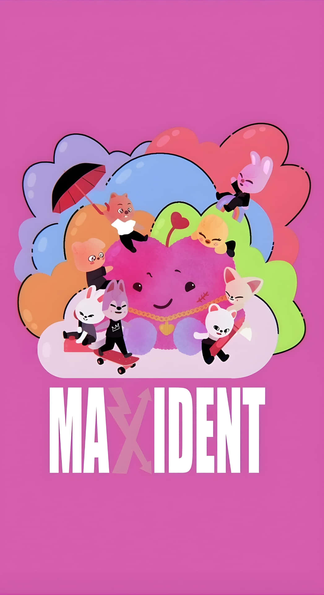 Maxident Cute Character Art Wallpaper