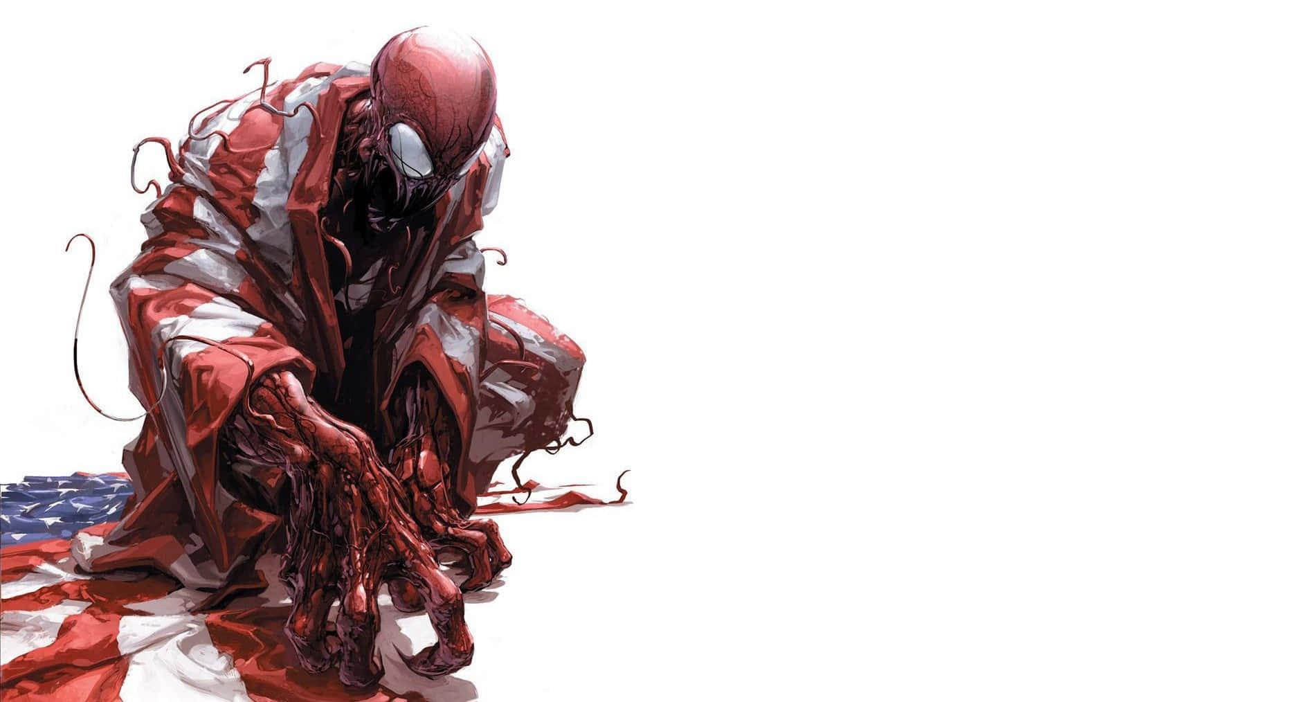 Spider-Man and Venom team up against Carnage in Maximum Carnage Wallpaper