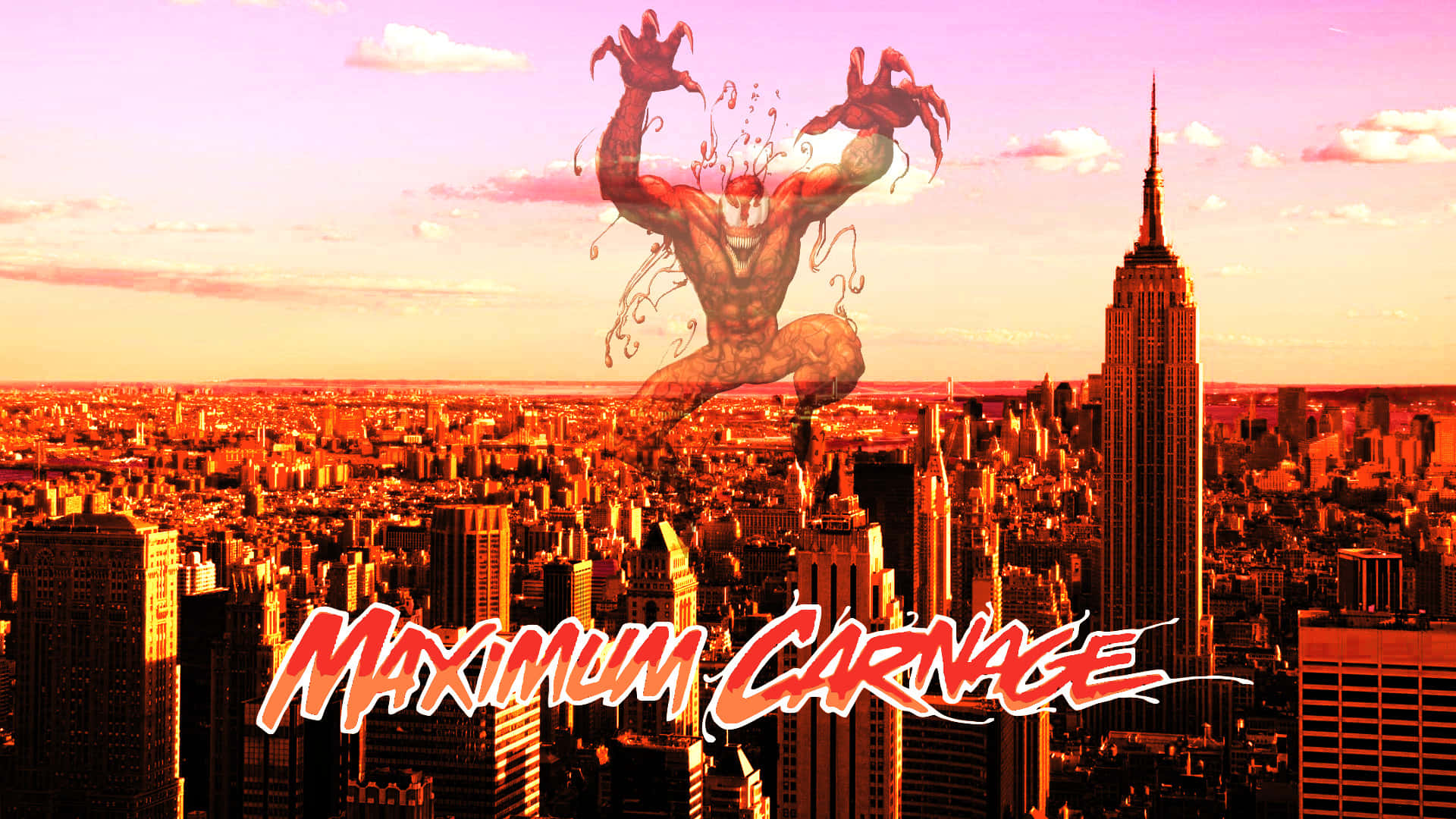 Spider-Man and Venom team up against their deadliest foes in Maximum Carnage. Wallpaper