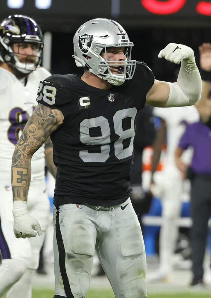 Raiders Film Review Maxx Crosby turning into an every down player  Silver  And Black Pride