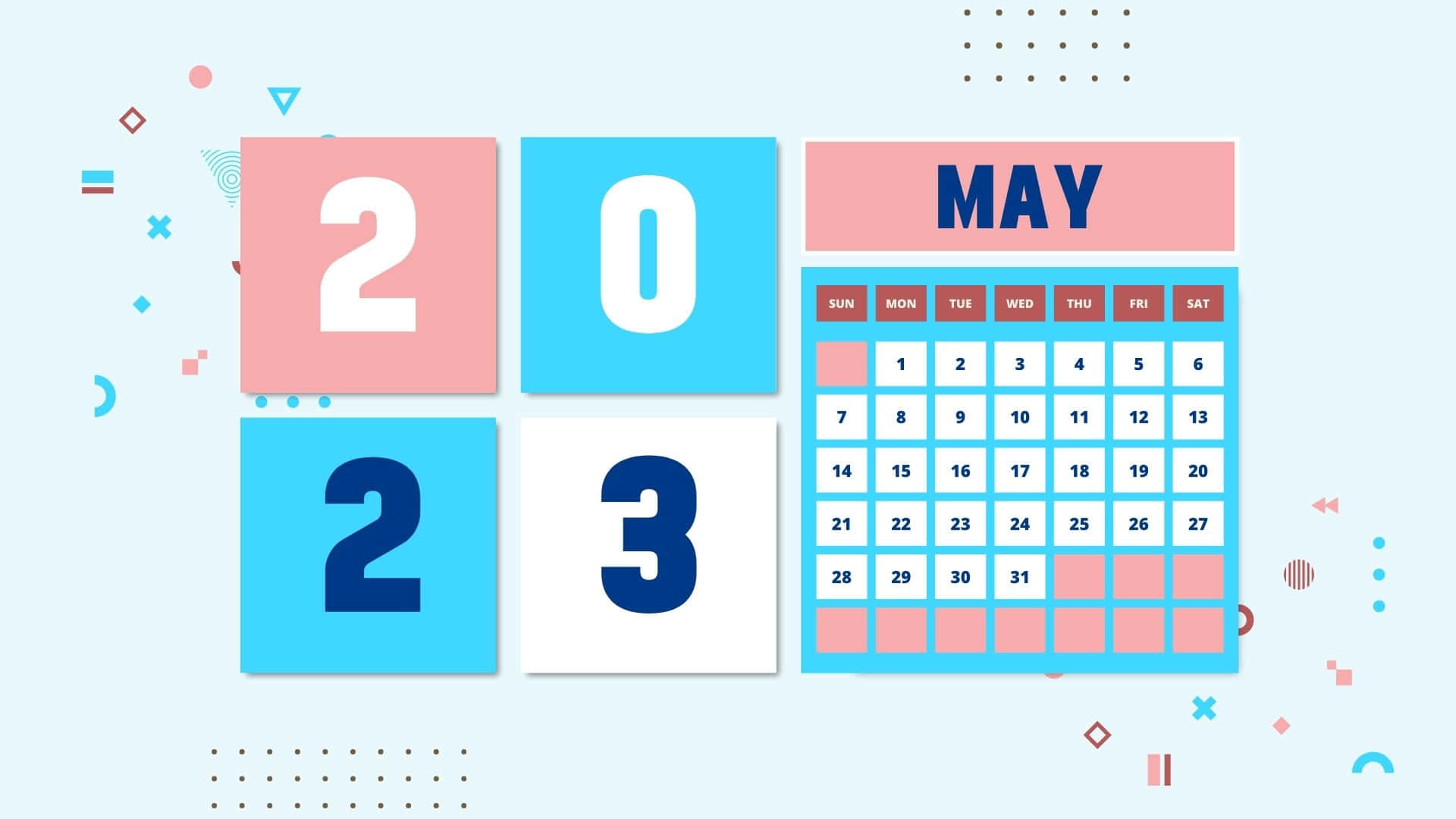 A Calendar With The Word May On It Wallpaper