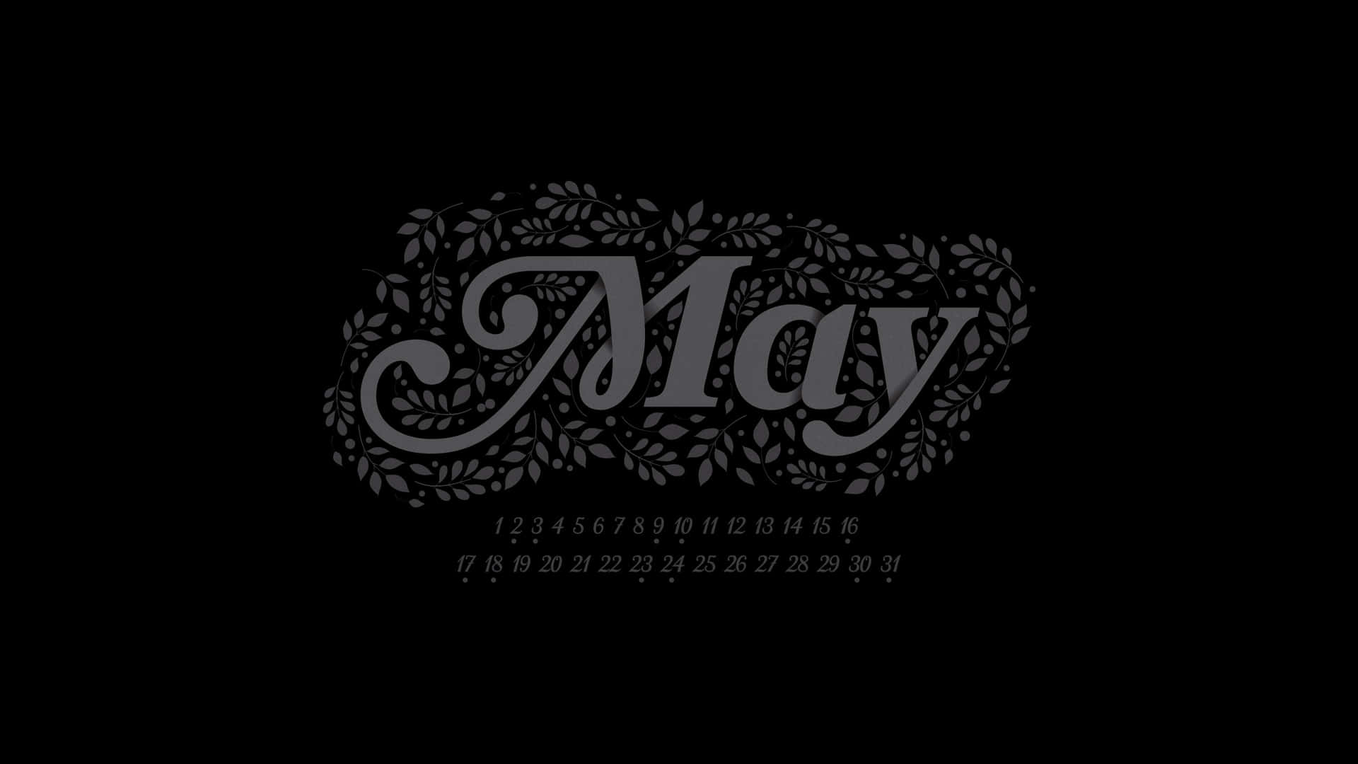 May Desktop Calendar Background Wallpaper