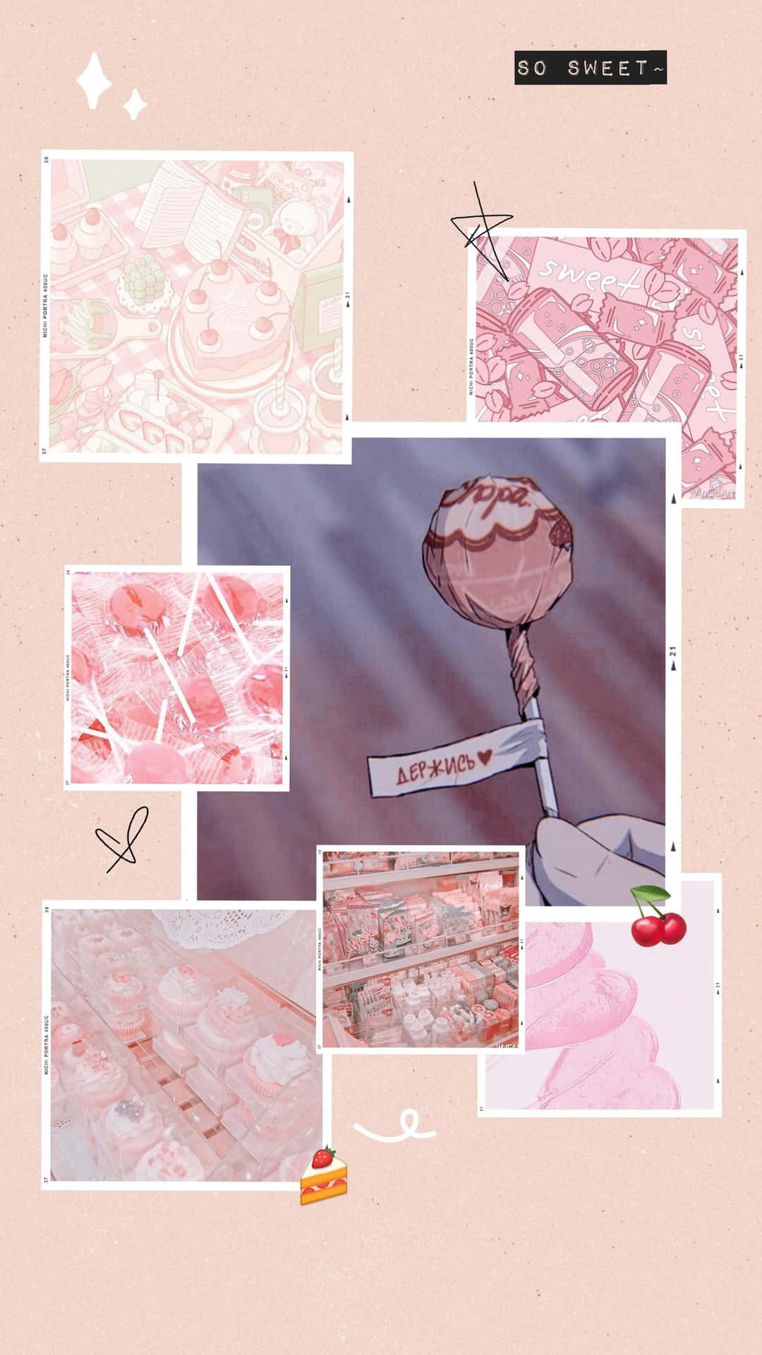 May Sweetness Collage Aesthetic.jpg Wallpaper