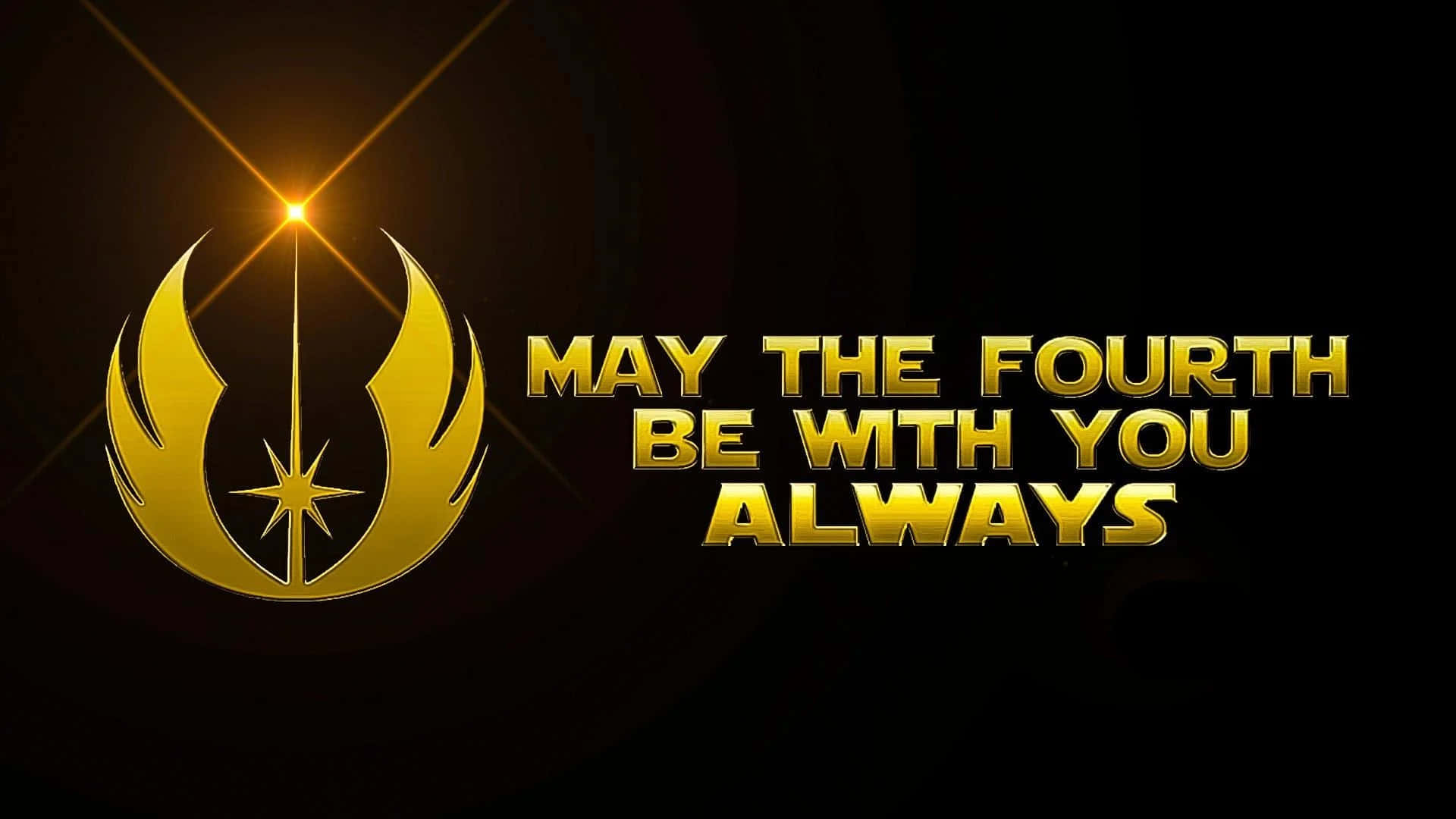 May The Force Be With You - Star Wars Universe Illustration Wallpaper