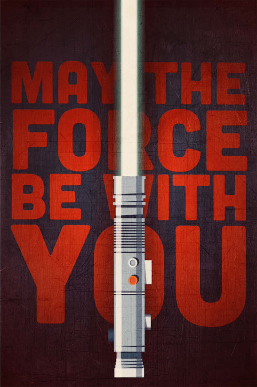 May The Force Be With You - Star Wars Characters and Lightsabers Wallpaper