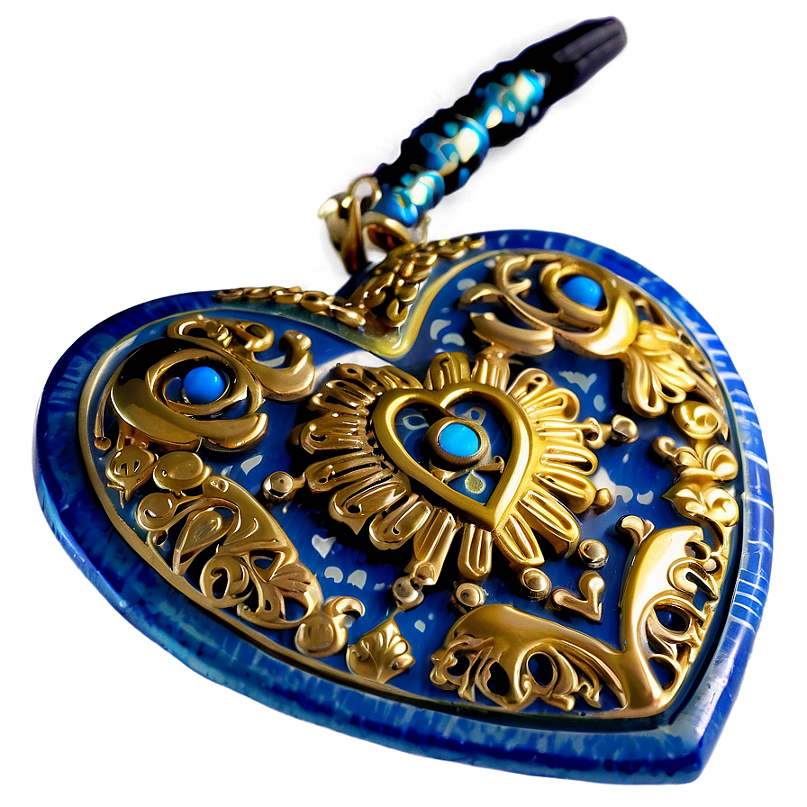 Maya Blue Heart Png 88 PNG