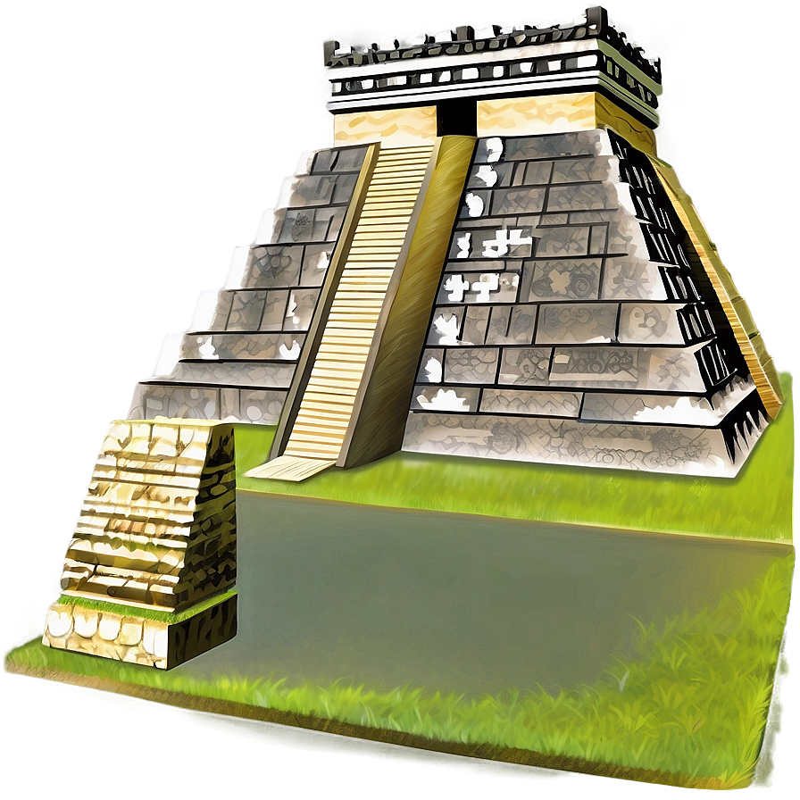 Mayan Chichen Itza Structure Png 06252024 PNG