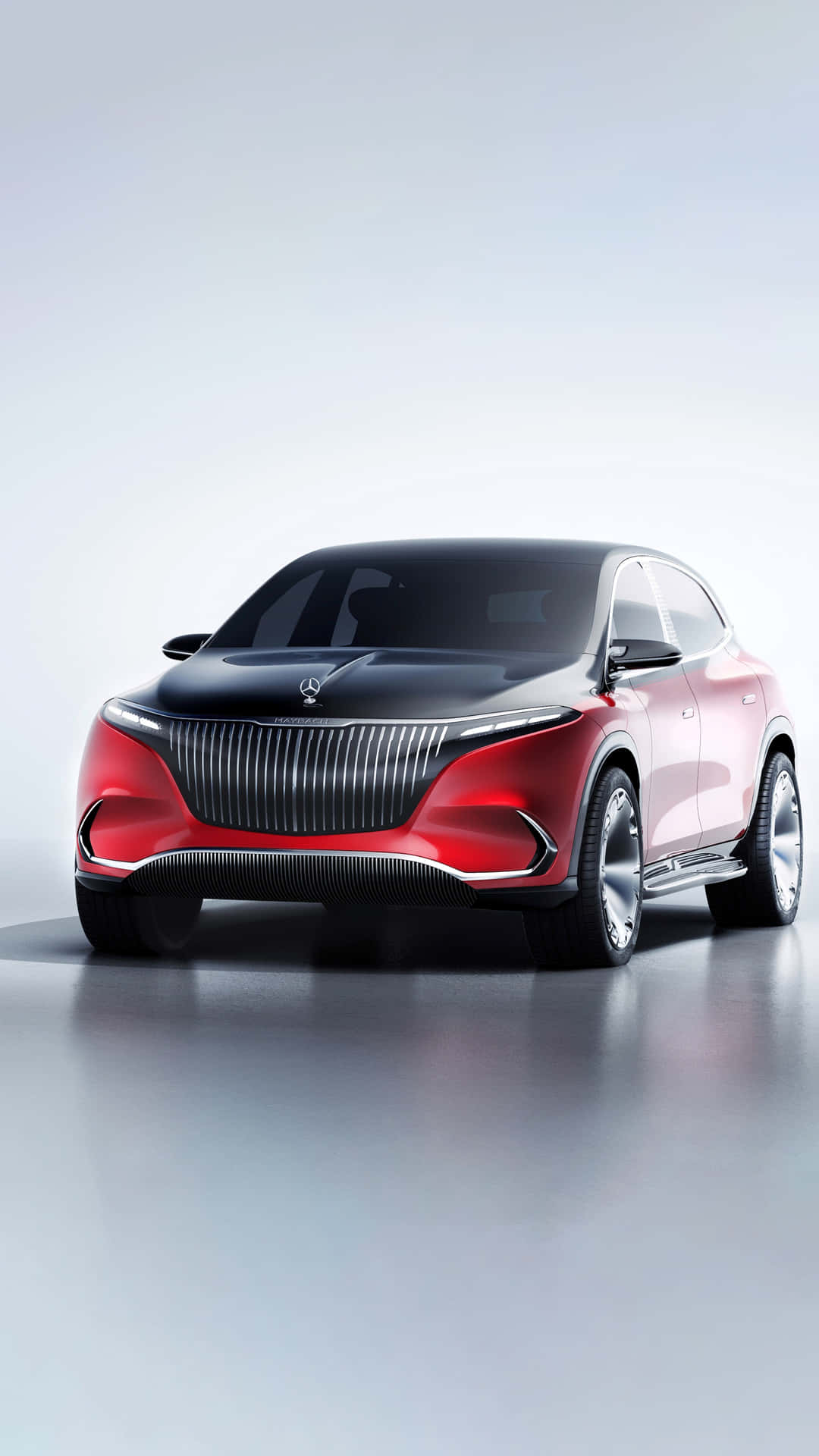 Maybach Concept Auto Vooraanzicht Achtergrond