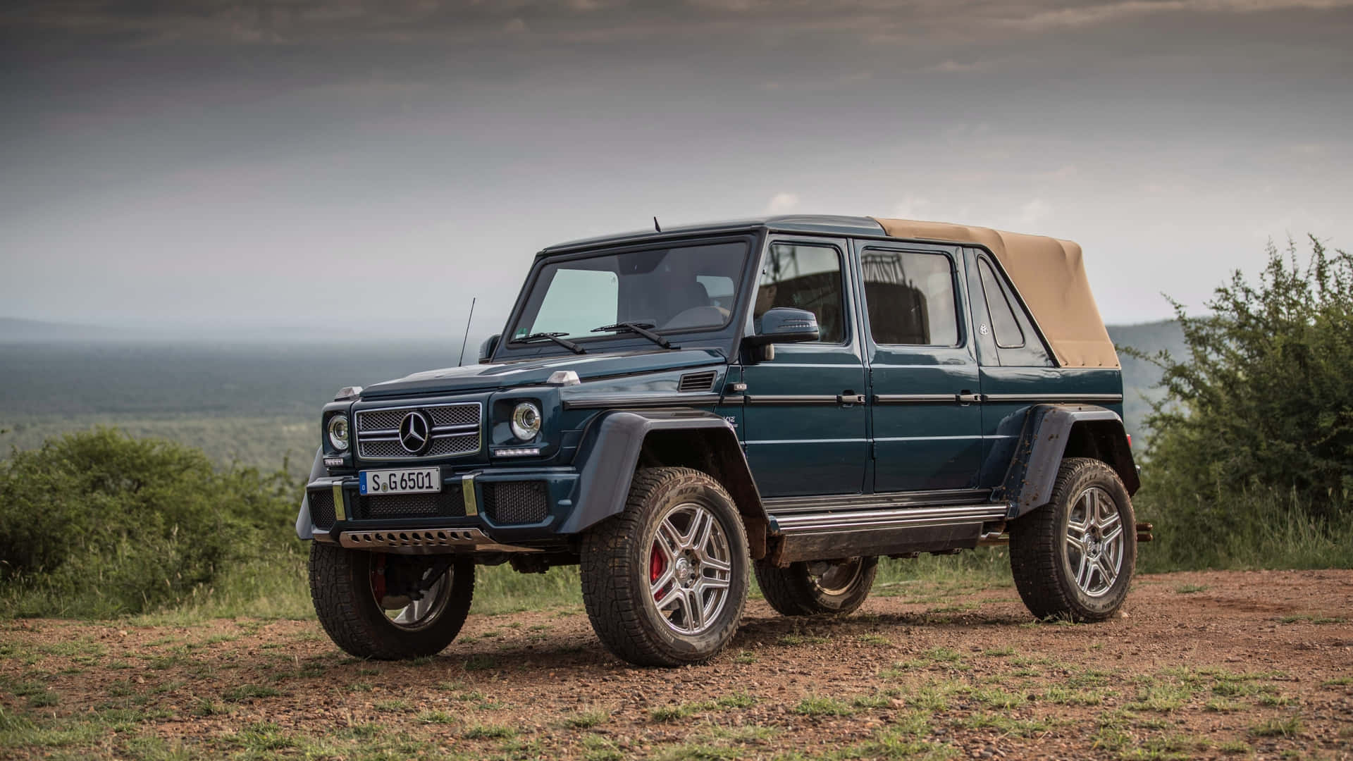 Maybach G650 Landaulet Dans La Nature Fond d'écran