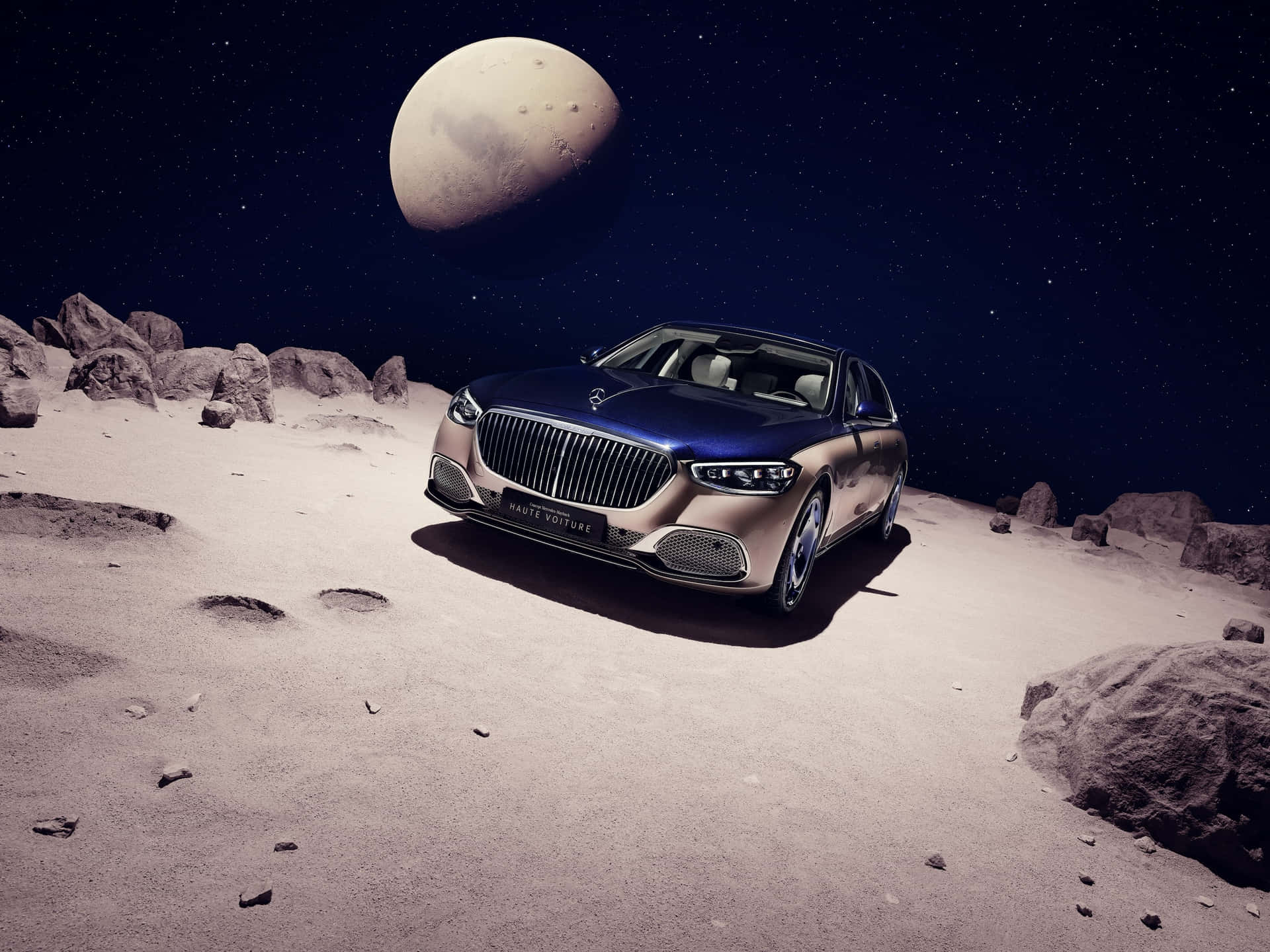 Maybach Sur La Lune Fond d'écran