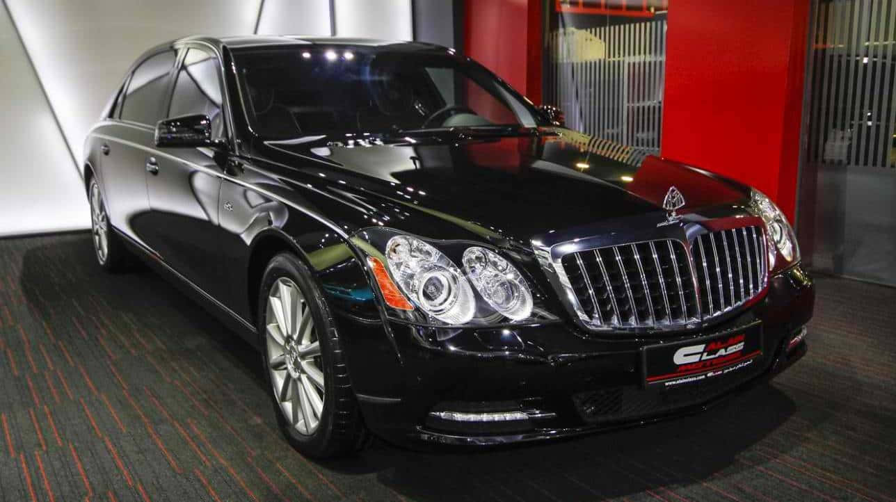 Maybach62 S Luxury Sedan Showroom Wallpaper