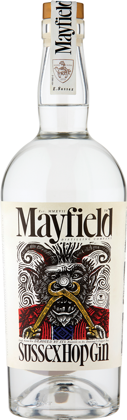 Mayfield Sussex Hop Gin Bottle PNG