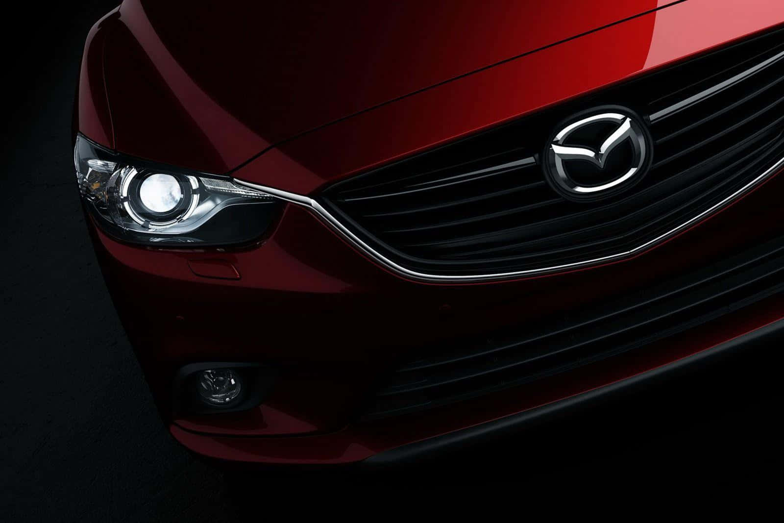 Sleek Mazda 6 in Action Wallpaper