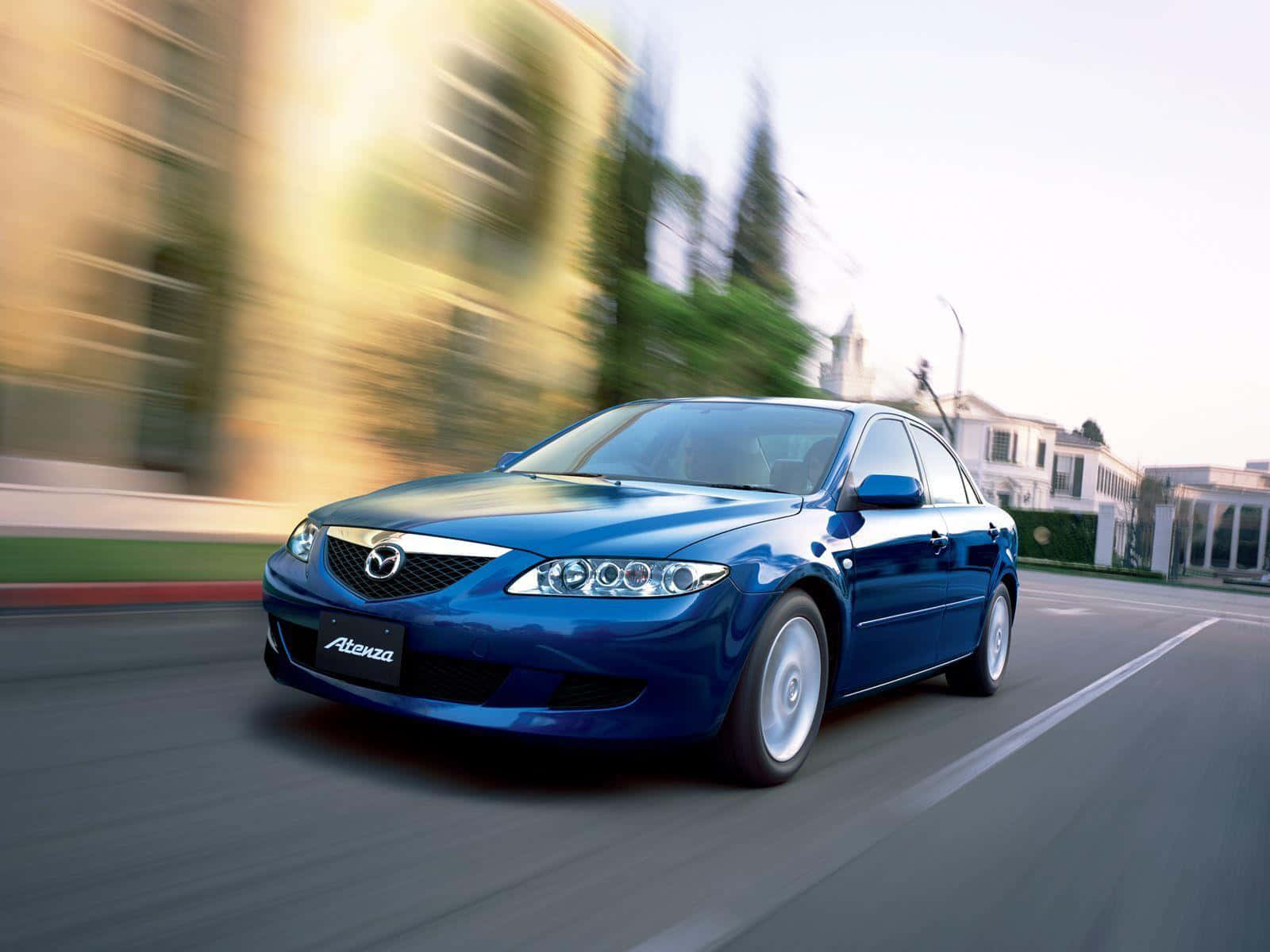 Mazda6 En Rojo Dinámico: Desatando El Poder Del Lujo Y El Rendimiento Fondo de pantalla