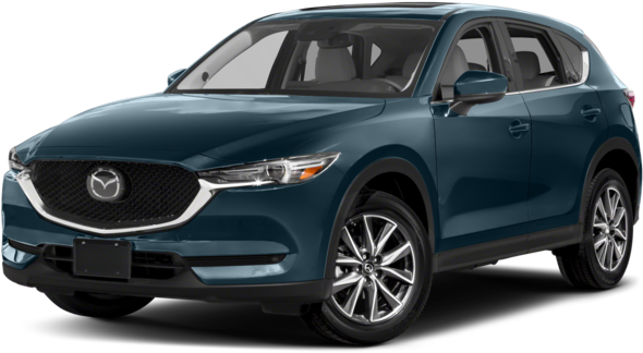 Mazda C X5 Blue Side View PNG