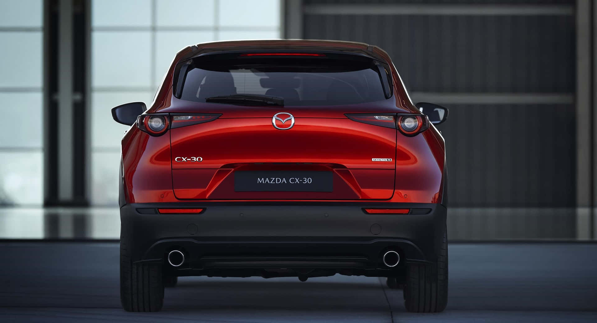 Gleaming 2020 Mazda CX-30 in Vivid Motion Wallpaper