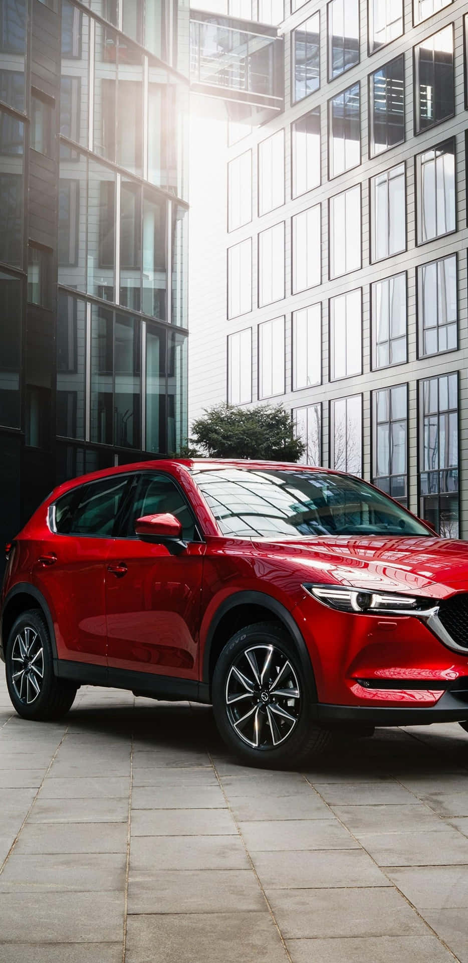 Sleek and Stylish Mazda CX-5 on the Open Road Wallpaper