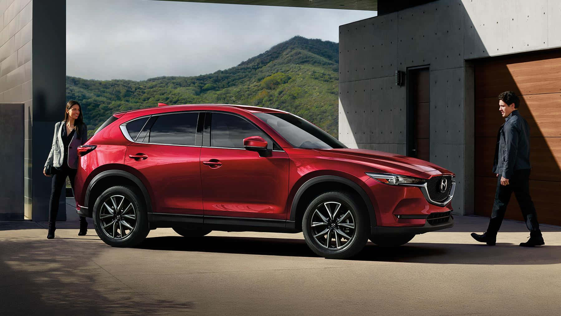 Dynamic and Luxurious Mazda CX-5 on the Open Road Wallpaper