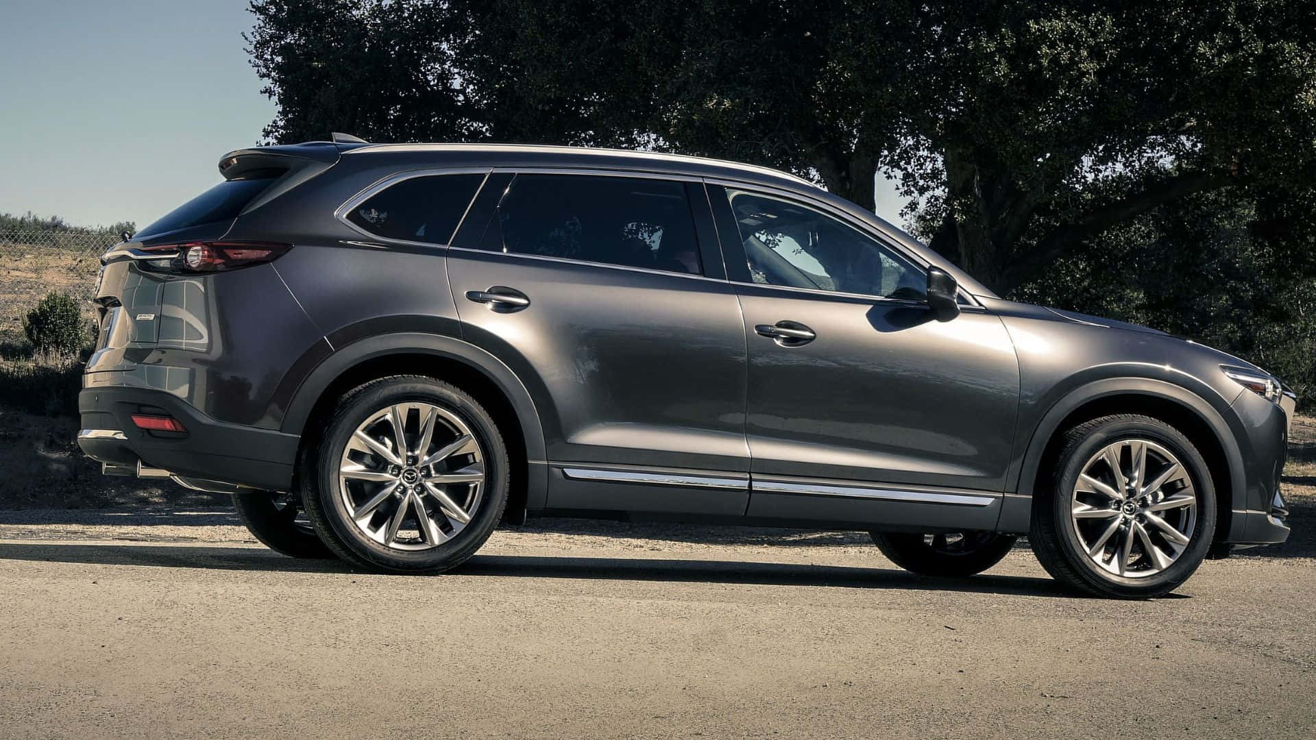 Mazda CX-9 on the Road Wallpaper