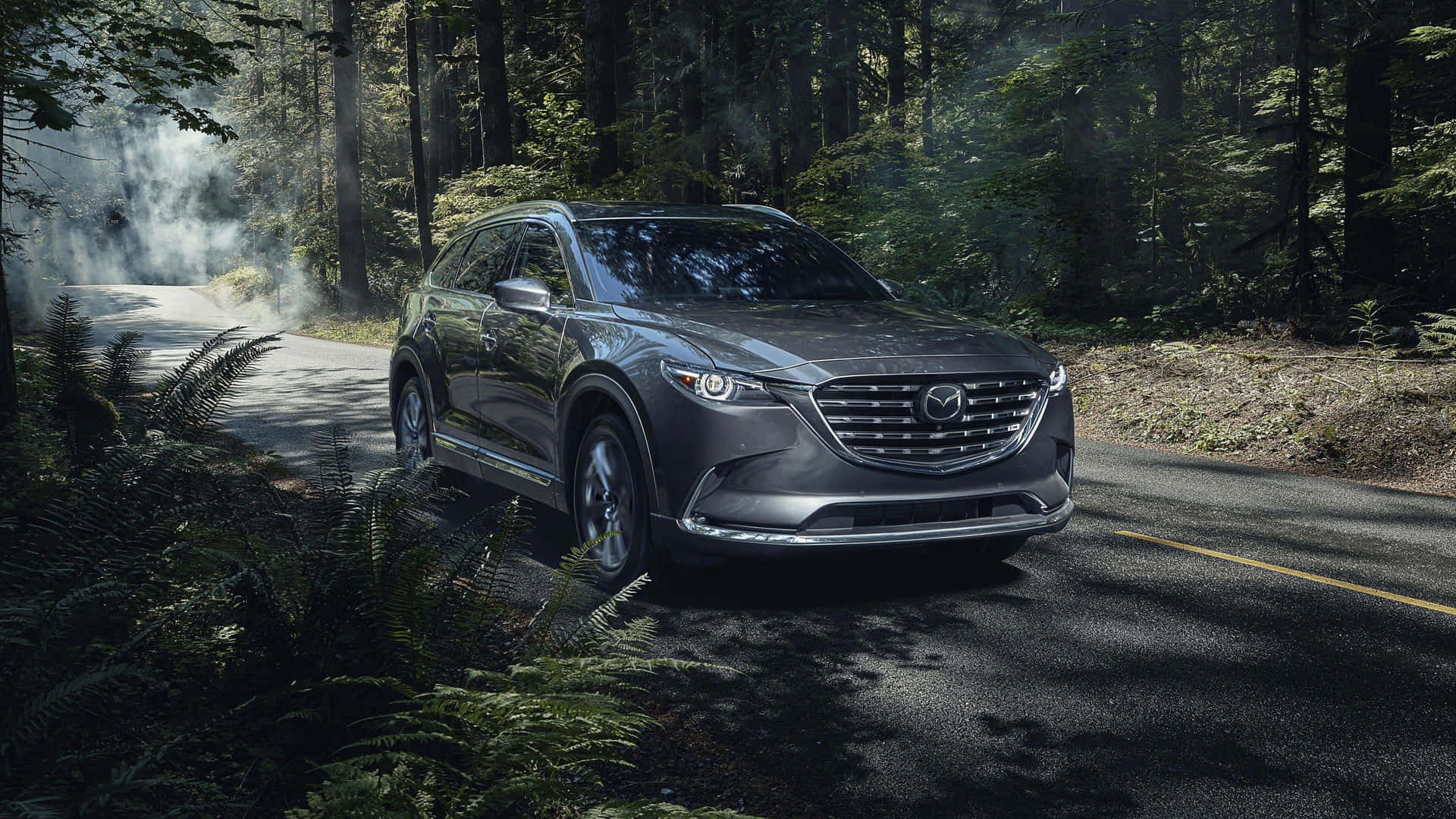 Captivating Mazda CX-9 on the Open Road Wallpaper