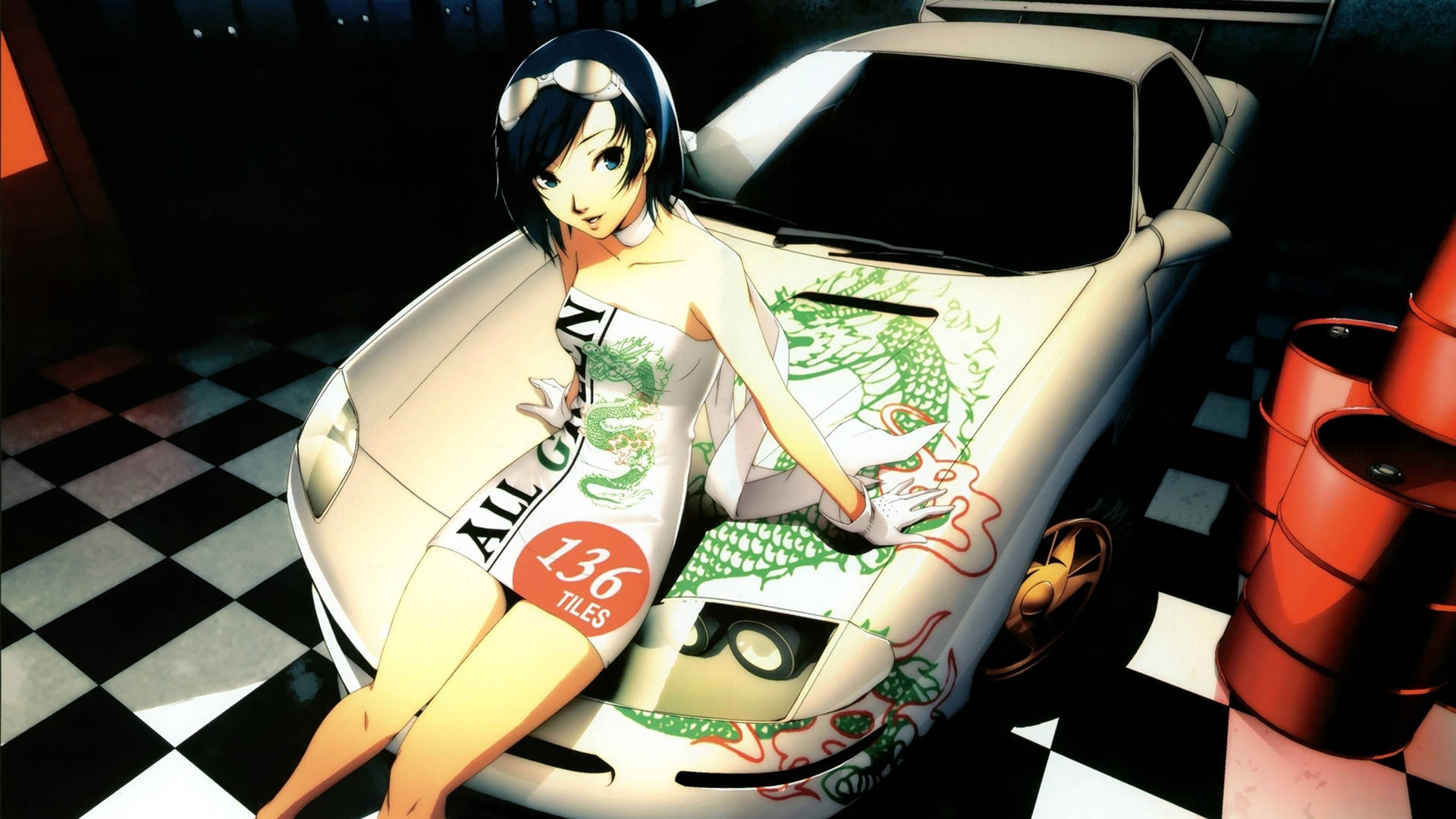 Mazda Miata Anime Car Wallpaper