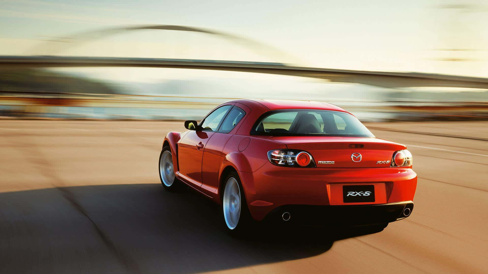 Sleek Mazda RX-8 Sports Car Wallpaper