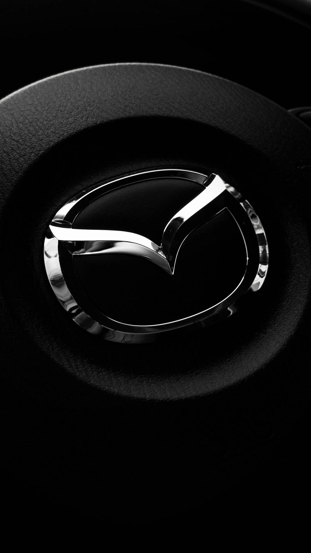 Mazda Steering Wheel Logo Wallpaper