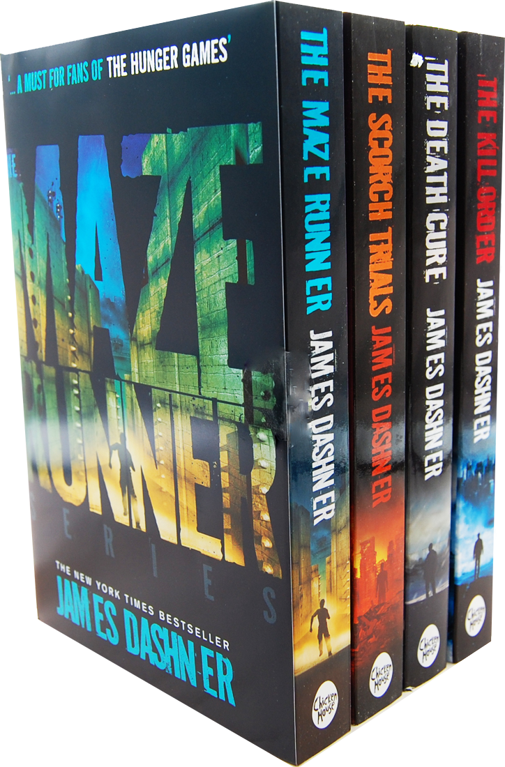Maze Runner Book Series Collection PNG