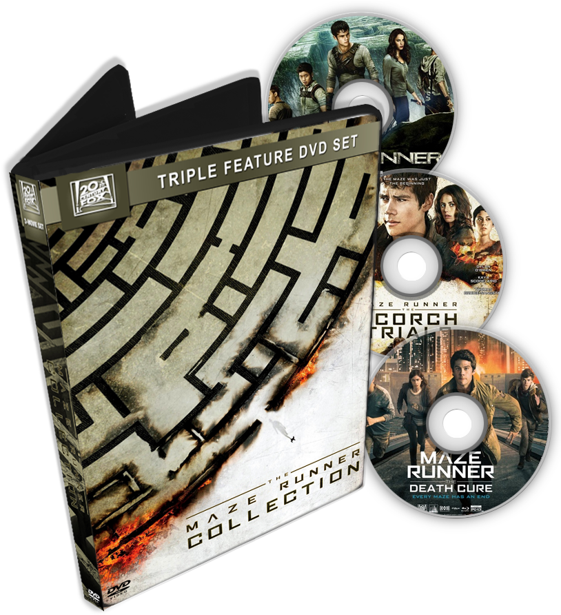 Maze Runner D V D Collection Set PNG