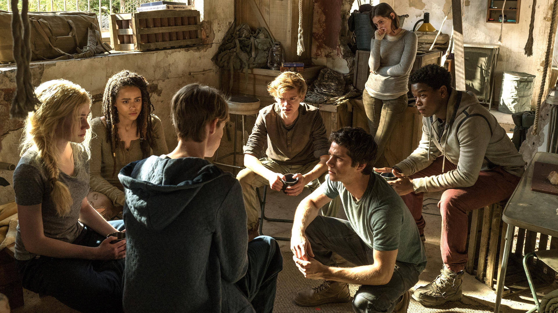 Maze Runner Gladers Discussion Wallpaper