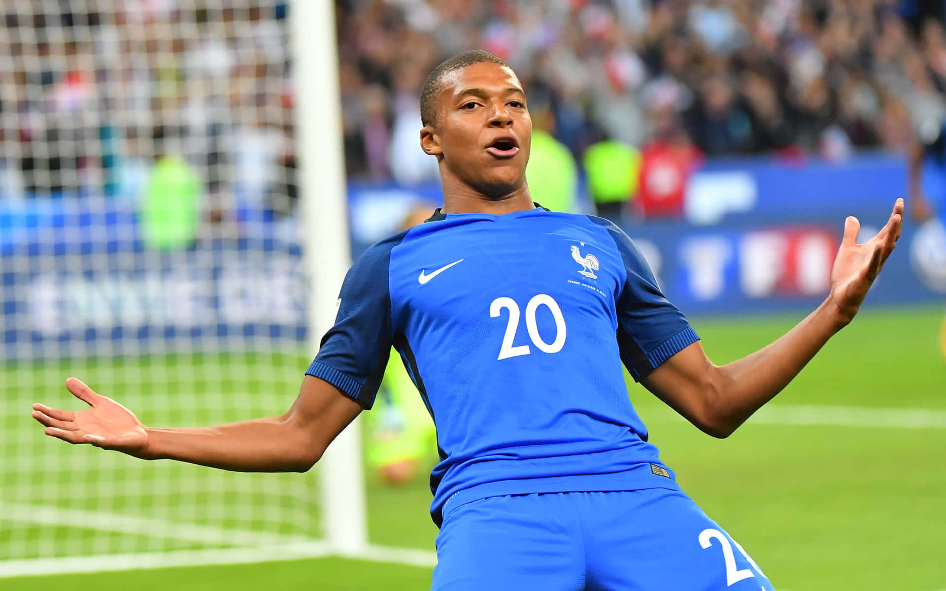 French Professional Footballer Kylian Mbappe