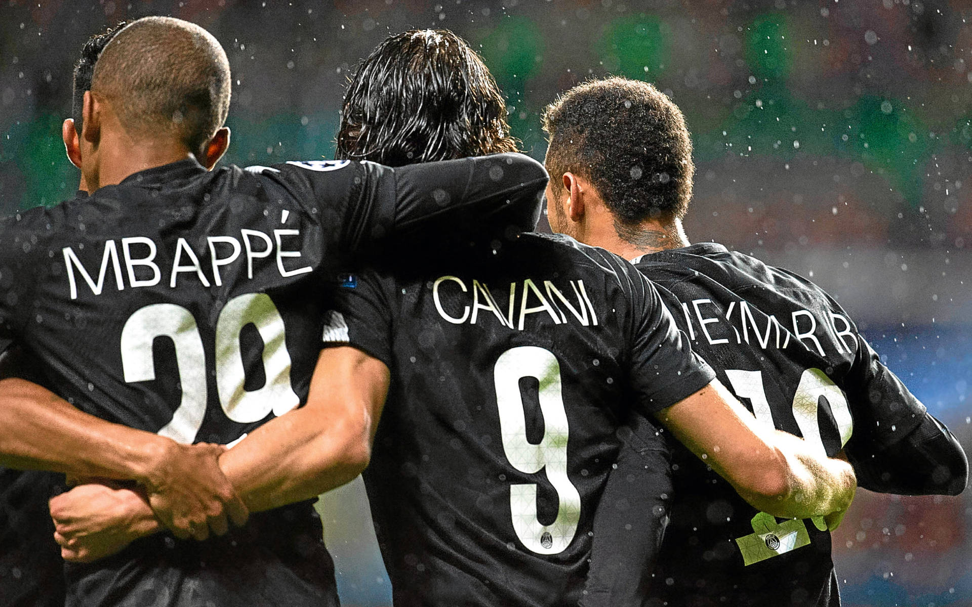 Mbappé,neymar Y Cavani. Fondo de pantalla