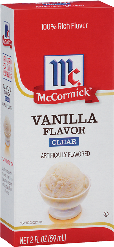 Mc Cormick Clear Vanilla Flavor Extract PNG