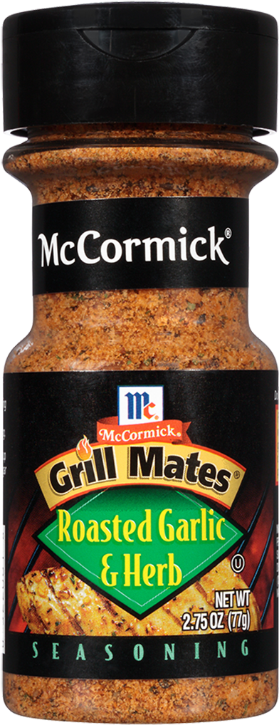 Mc Cormick Grill Mates Roasted Garlic Herb Seasoning PNG