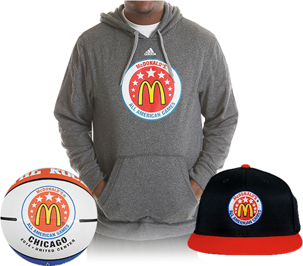 Mc Donalds All American Games Merchandise PNG