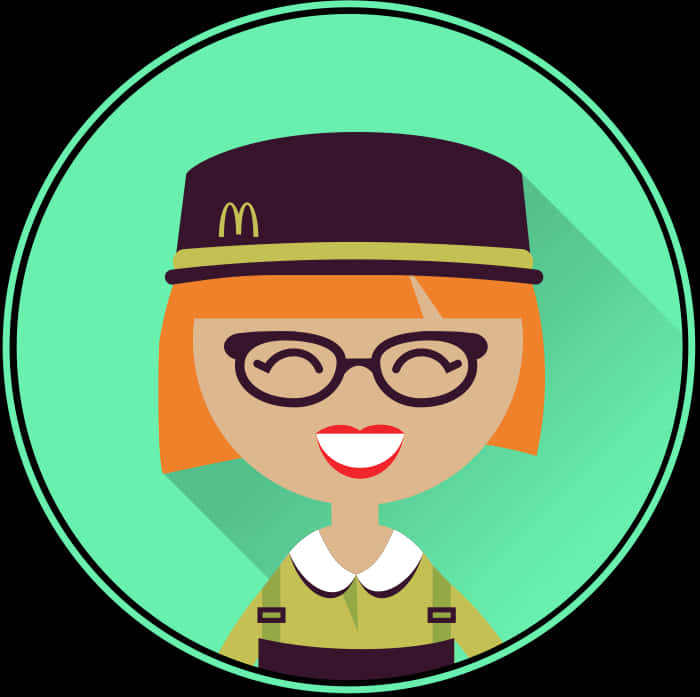 Mc Donalds Animated Employee Icon PNG