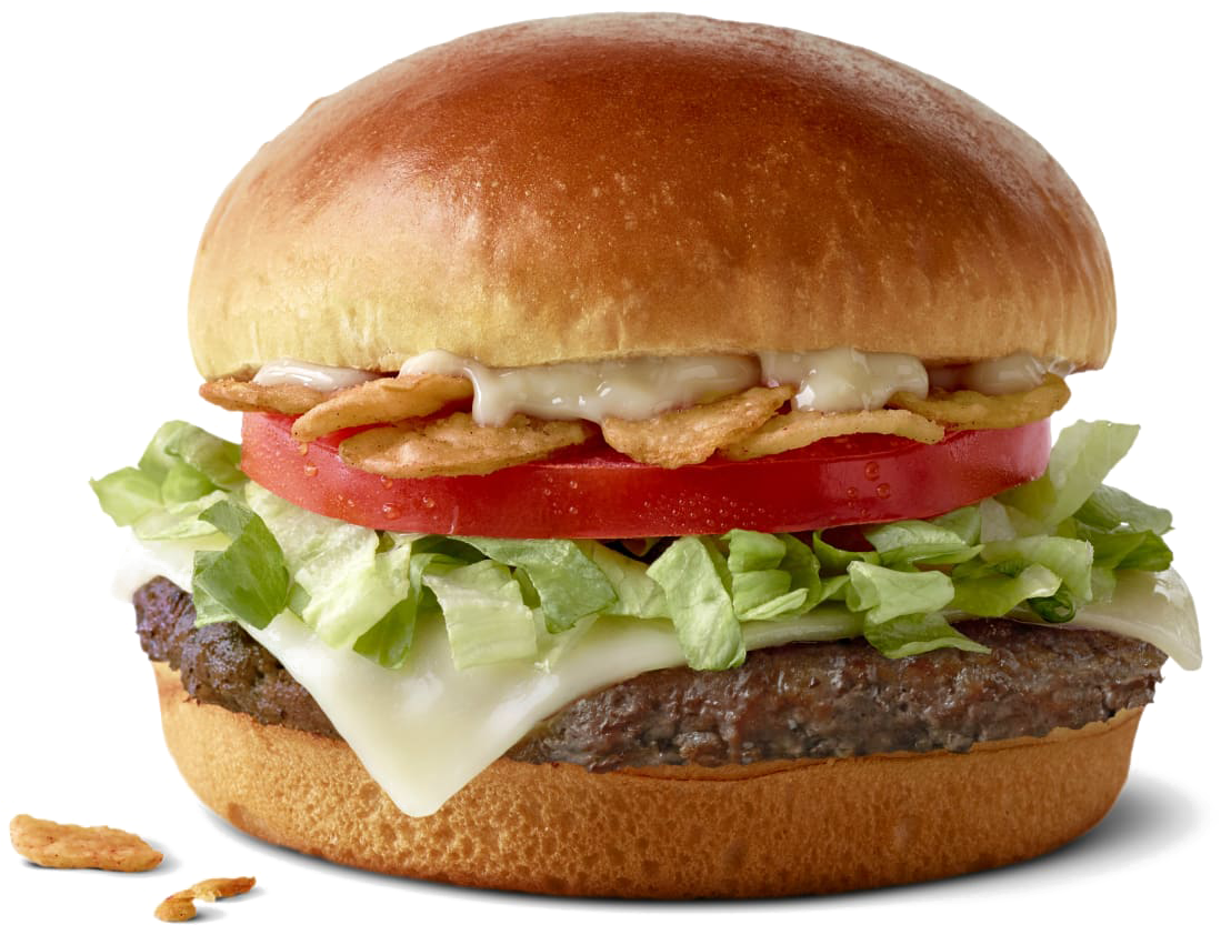 Mc Donalds Crispy Chicken Burger PNG