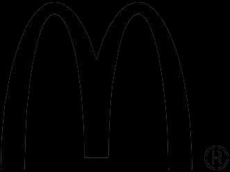 Mc Donalds Iconic Golden Arches PNG