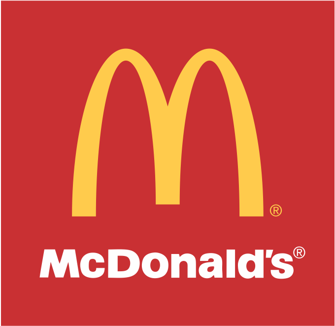 Mc Donalds Logo Red Background PNG