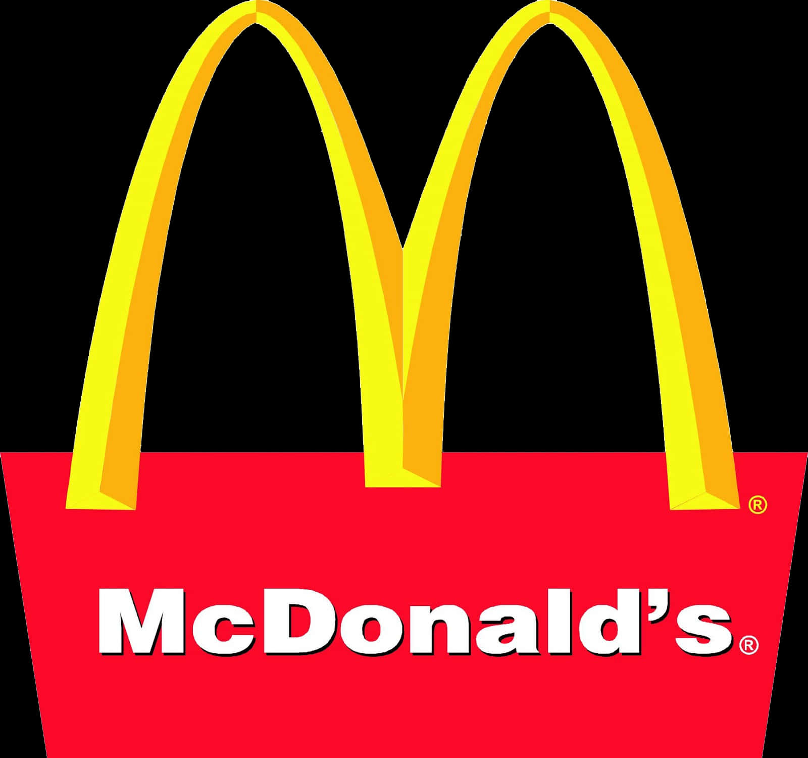 Mc Donalds Logo Yellow Arch PNG