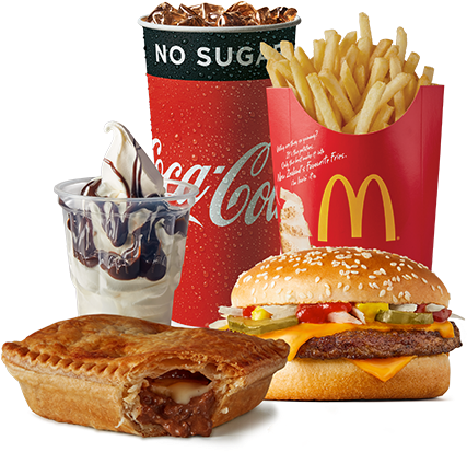 Mc Donalds Meal Combo New Zealand PNG