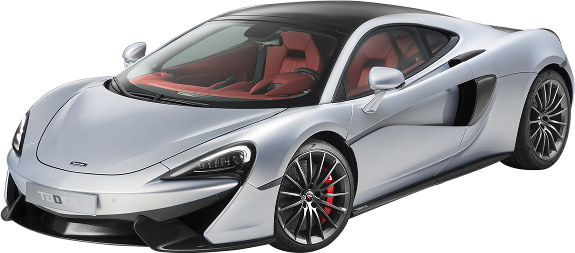 Mc Laren720 S Silver Red Interior PNG