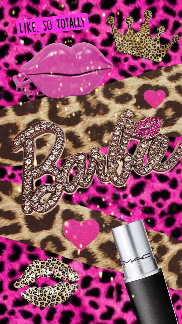 Mcb Bling Barbie Inspired Collage Wallpaper