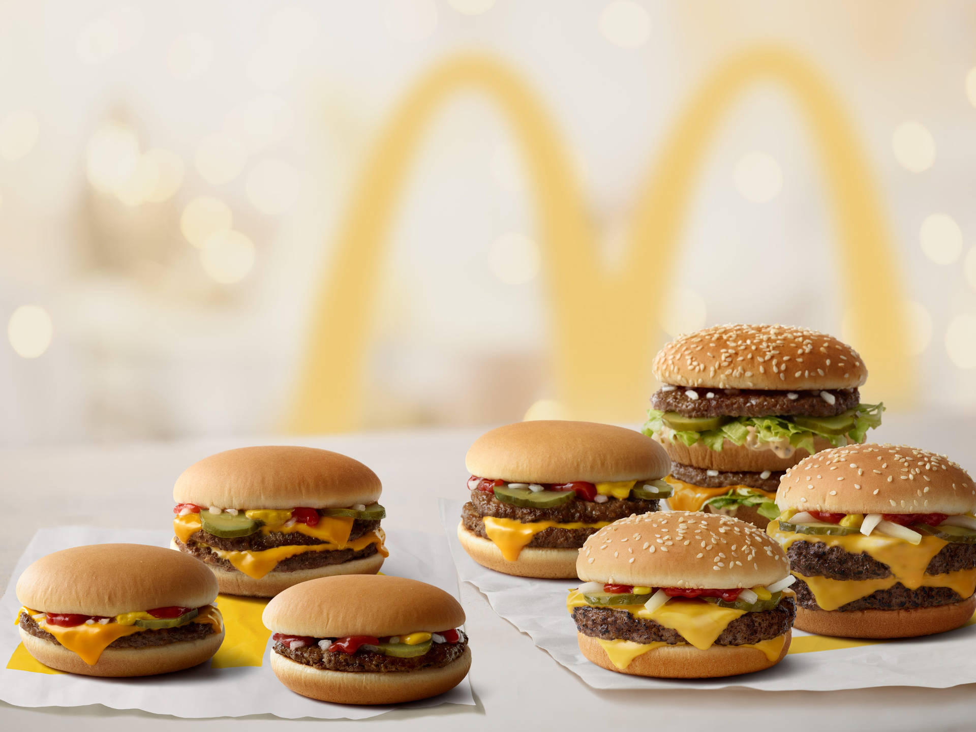 McDonald Cheeseburgers Wallpaper