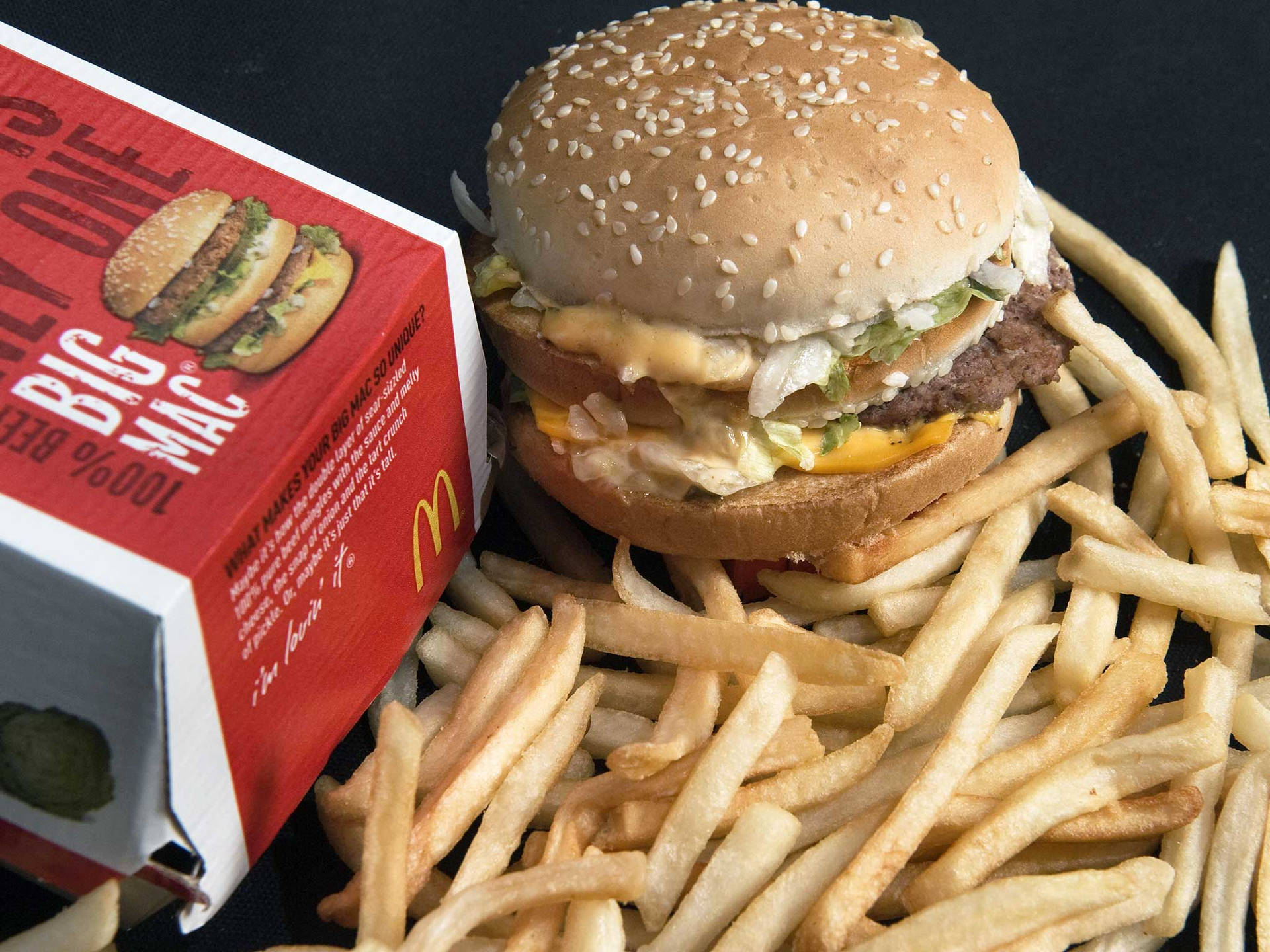 McDonald's Burger Meal Wallpaper
