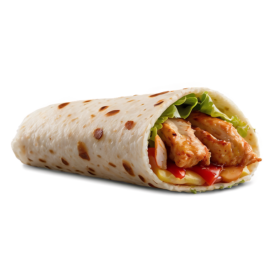 Mcdonald's Chicken Wrap Png 05212024 PNG