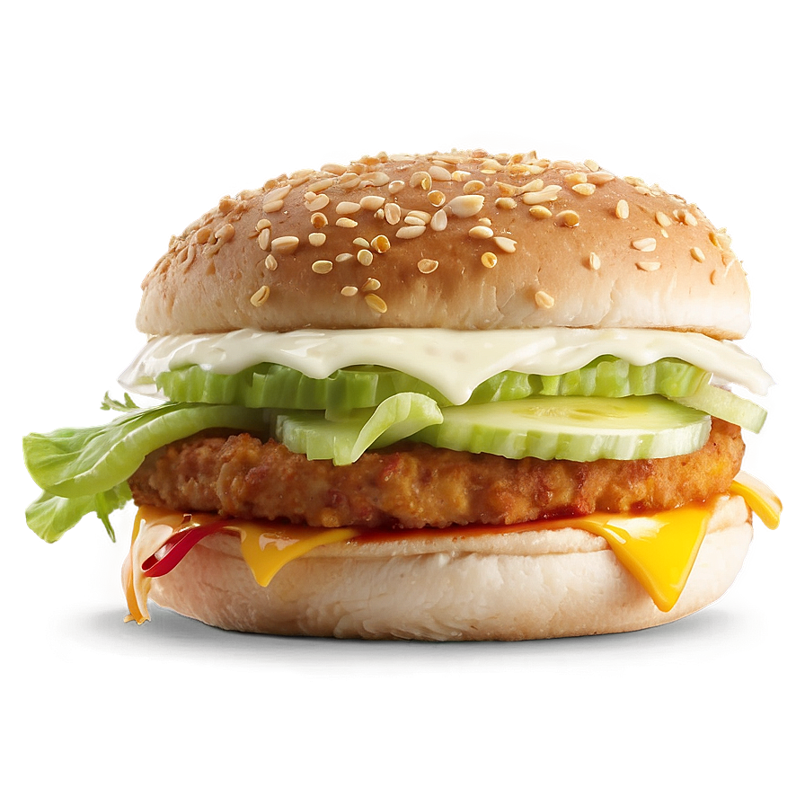 Download Mcdonald's Spicy Mcchicken Png Afg | Wallpapers.com