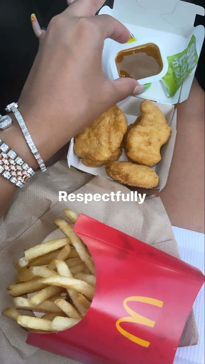 Mcdonalds Food Fries And Nuggets Picture
